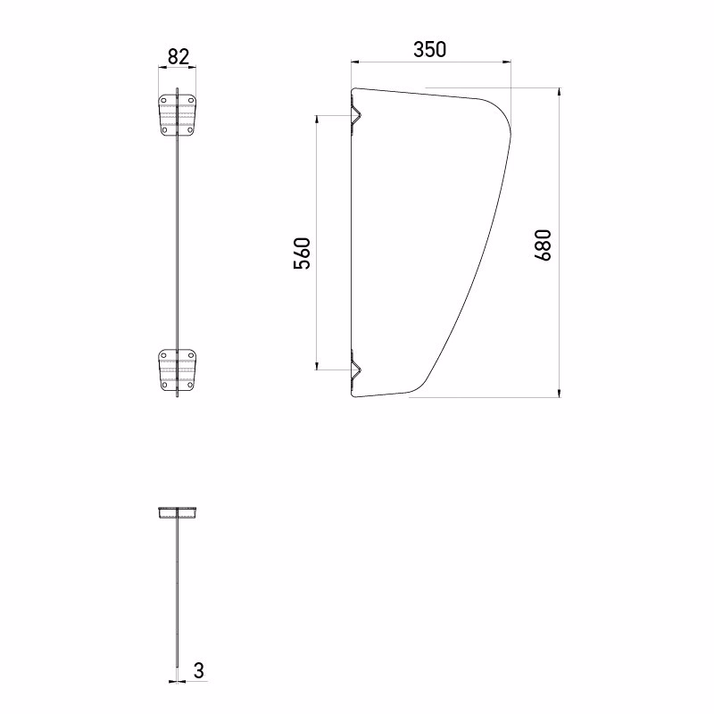 Séparateur FORTI inox 3mm – Image 2