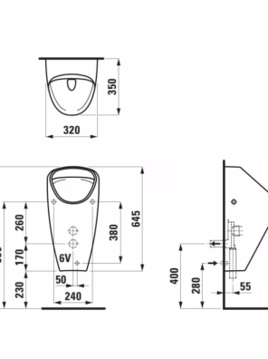 Urinoir CAPRINO pile 6V – Image 2