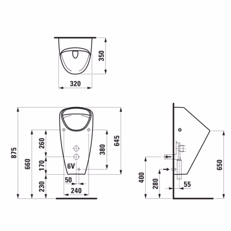 Urinoir CAPRINO pile 6V – Image 2